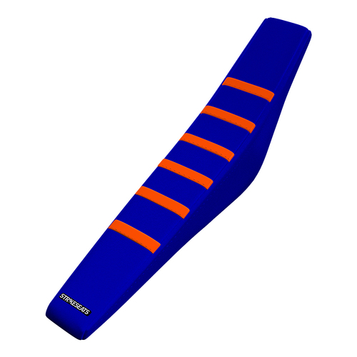 KTM 85SX 18-24 ORANGE/BLUE/BLUE Gripper Ribbed Seat Cover